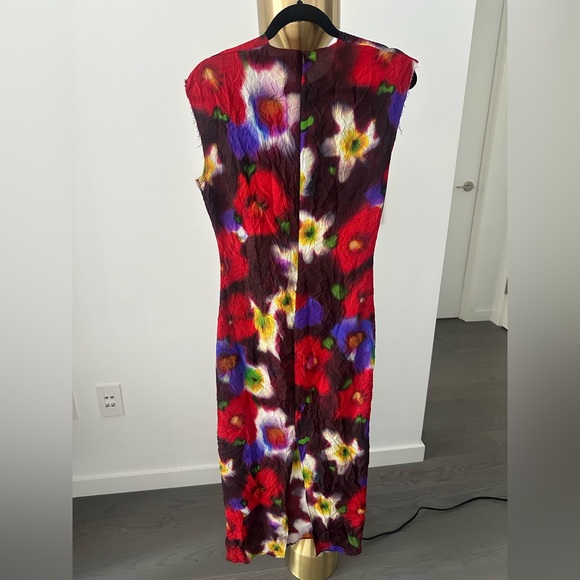 Zara - Floral Print Dress Multicolored - S - Picture 5 of 7